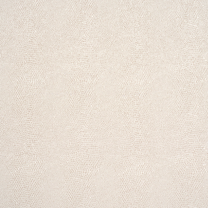 Schumacher Snakeskin Vinyl Ivory Wallpaper Sample 5017500