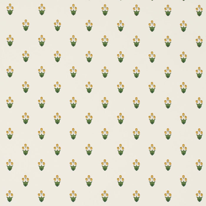 Schumacher Moira Marigold Wallpaper Sample 5017660