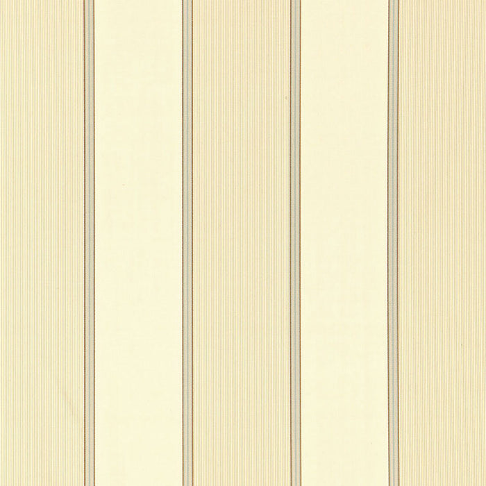 Schumacher Sophia Silk Stripe Champagne Fabric Sample 52712