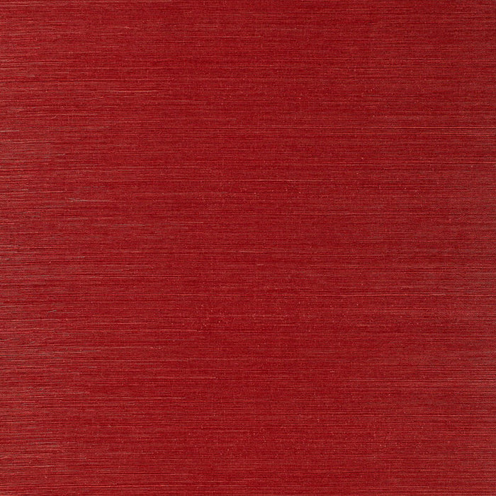 Schumacher Osan Sisal Red Wallpaper 529632