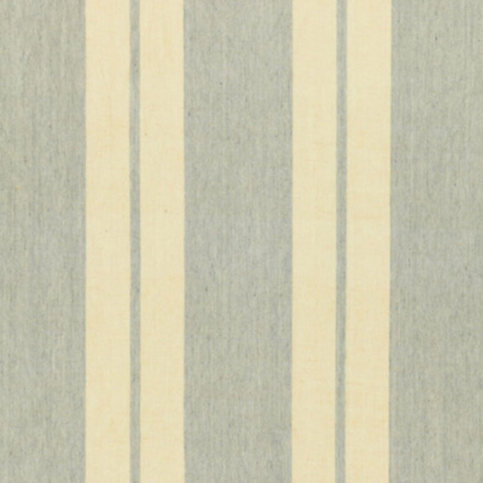 Schumacher Topsail Linen Stripe Sky Blue Fabric 54161