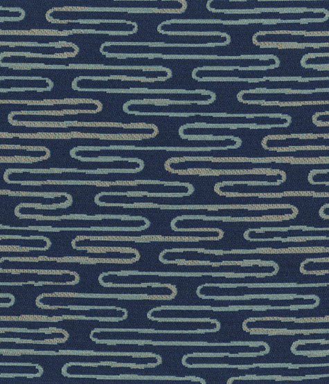 Brentano Dizzy Bonnie''s Blues Fabric Sample 5418-08