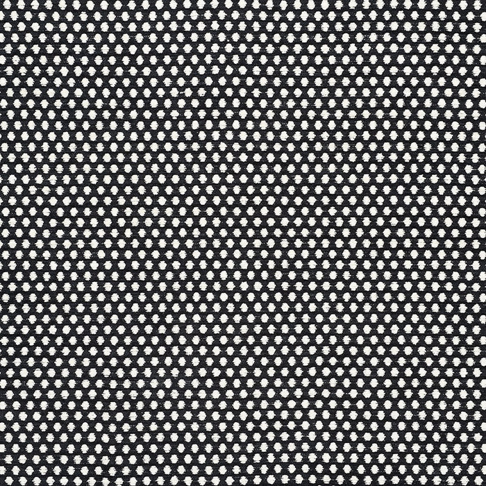 Schumacher Sabina Ivory & Black Fabric 54601