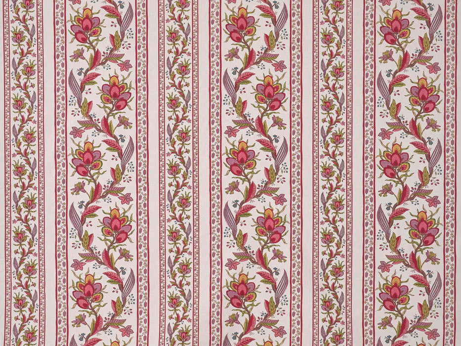 Braquenie Rayure Petits Appartements De La Reine Jouy Fabric Sample B7651001