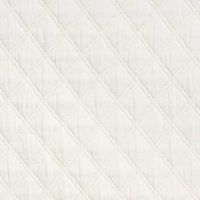 Schumacher Lucca Matelasse Porcelain Fabric 55584