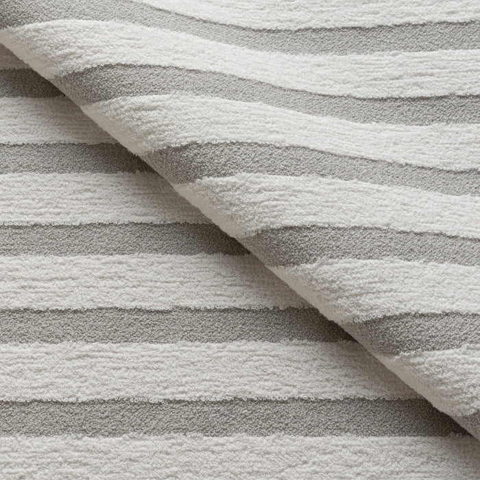 Link Outdoor Lido Stripe Dove Fabric Sample 560-03