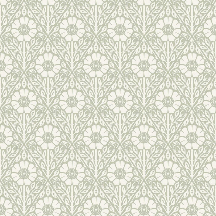 Schumacher Nyponros Sage Wallpaper 5811