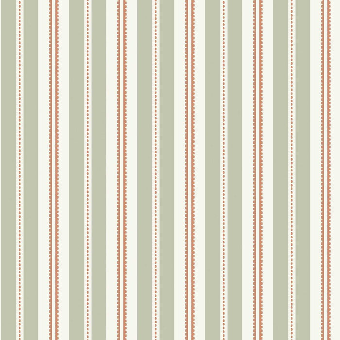 Schumacher Hedda Sage And Rust Wallpaper 5819