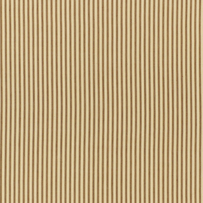 Schumacher Wellfleet Ticking Stripe Driftwood Fabric Sample 60078