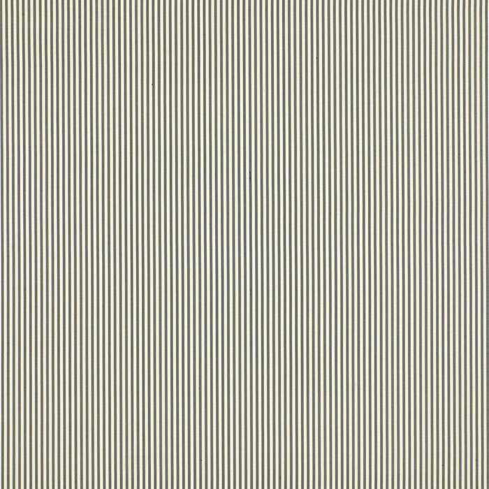 Schumacher Charee Silk Stripe Black & White Fabric 60920
