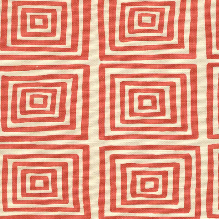 China Seas Ziggurat Orange Fabric 6170-22
