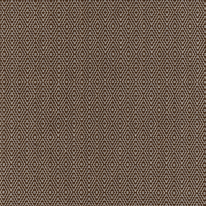 Schumacher Hampton Court Diamond Chocolate Fabric 62536