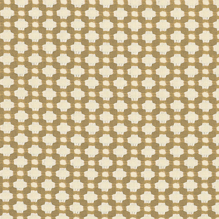 Schumacher Betwixt Biscuit/Ivory Fabric Sample 62616