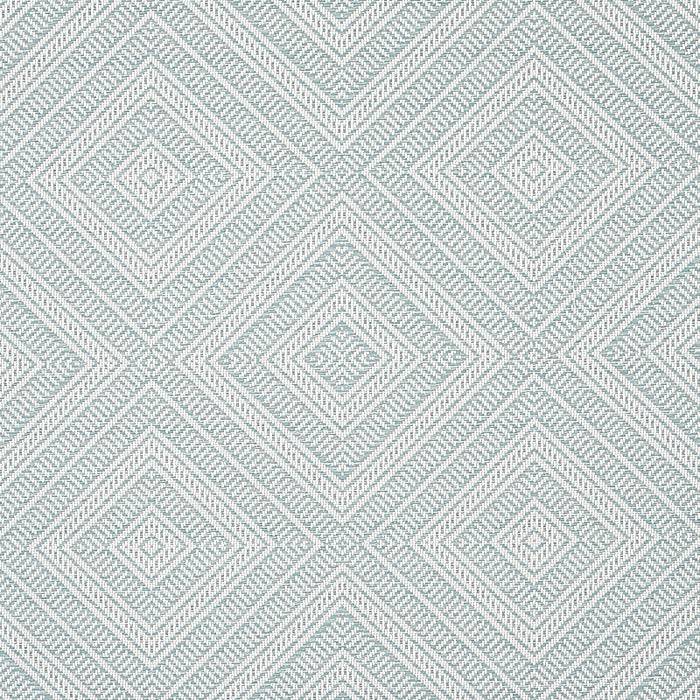 Schumacher Tortola Indoor/Outdoor Aqua Fabric 62846