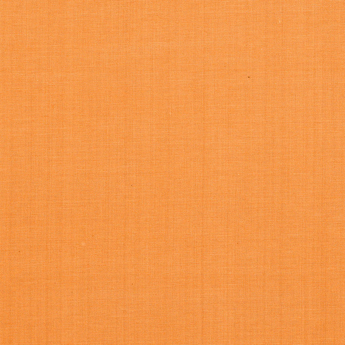 Schumacher Avery Cotton Plain Pumpkin Fabric Sample 62944