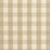 Schumacher Camden Cotton Check Beige Fabric Sample 63031