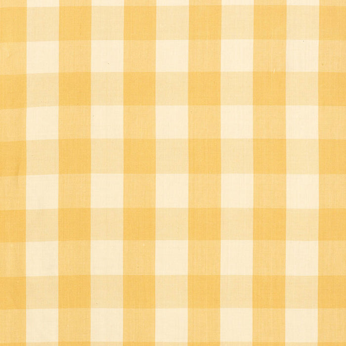 Schumacher Camden Cotton Check Straw Fabric Sample 63032