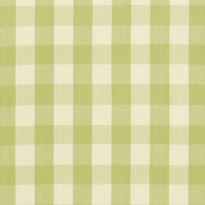Schumacher Camden Cotton Check Sage Fabric 63036