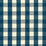 Schumacher Camden Cotton Check Indigo Fabric Sample 63039