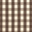 Schumacher Camden Cotton Check Java Fabric Sample 63041