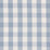 Schumacher Camden Cotton Check Sky Fabric Sample 63048