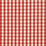 Schumacher Elton Cotton Check Red Fabric Sample 63054