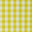 Schumacher Elton Cotton Check Yellow Fabric Sample 63069