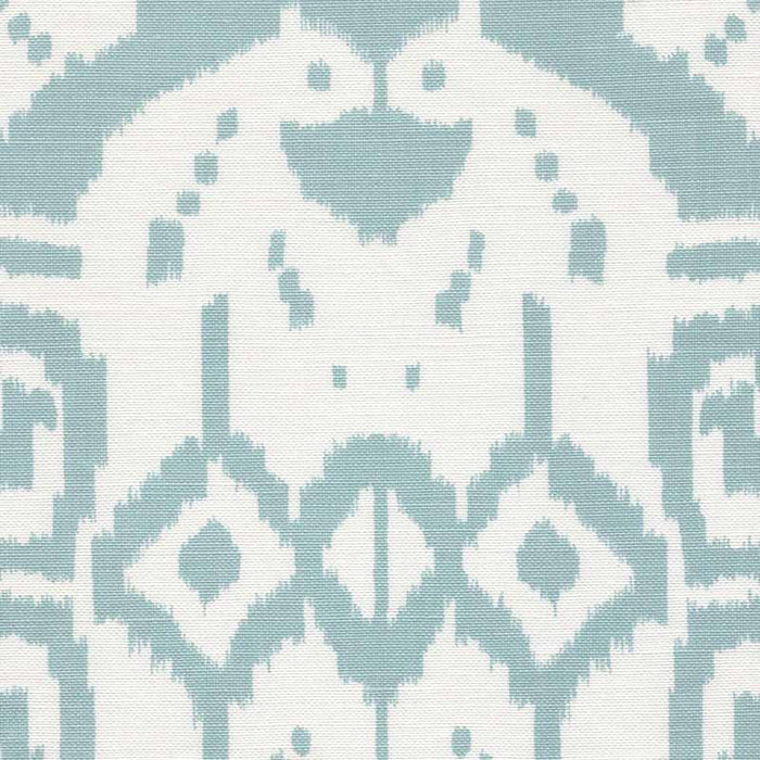 China Seas Island Ikat Bali Blue Fabric 6460-02