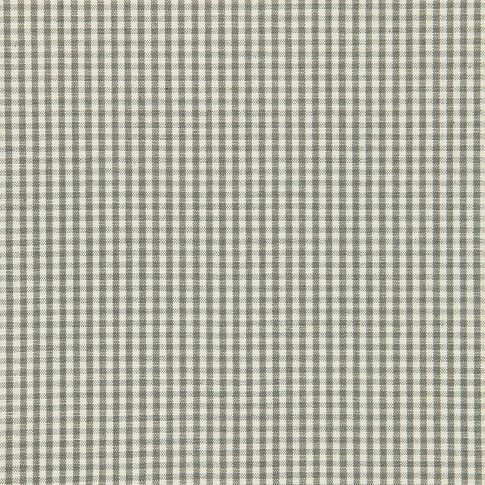 Schumacher Barnet Cotton Check Nickel Fabric Sample 64625