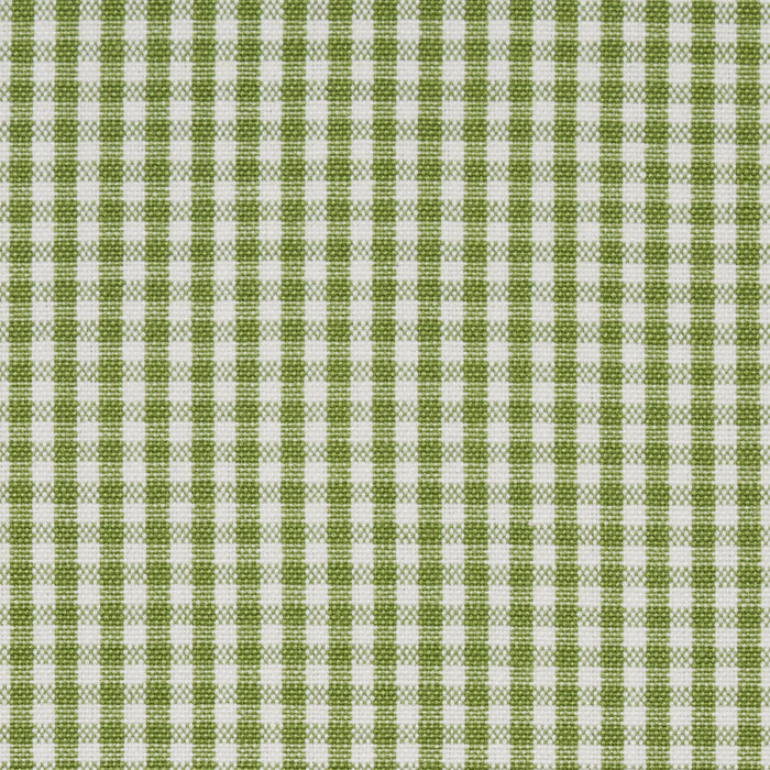 Schumacher Barnet Cotton Check Leaf Fabric Sample 64638