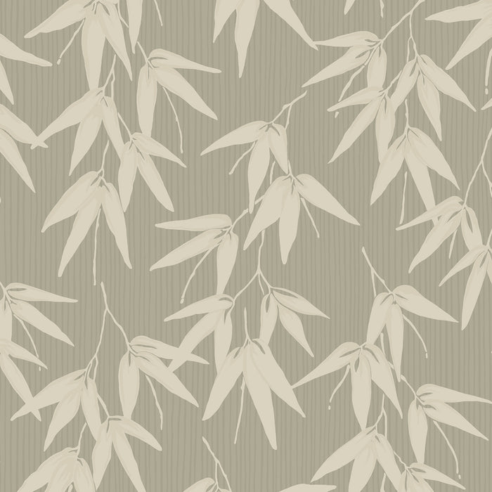 Schumacher Bamboo Garden Sage Wallpaper Sample 6467