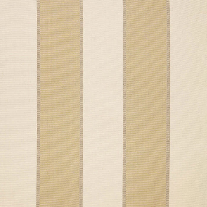 Schumacher Montebello Stripe Champagne Fabric 64780