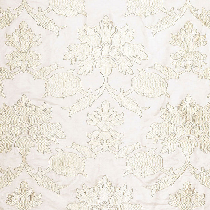 Schumacher Roussillon Embroidery Chalk Fabric 65291
