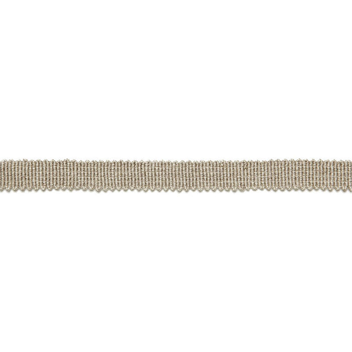 Schumacher Yves Linen Tape Greige Trim 65501