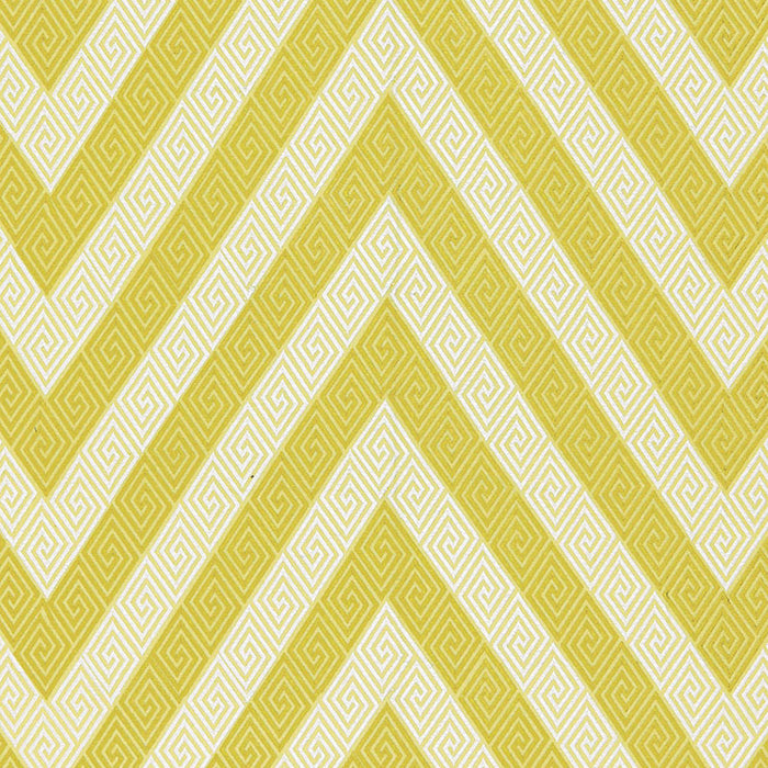 Schumacher Nebaha Embroidery Citron Fabric Sample 65790