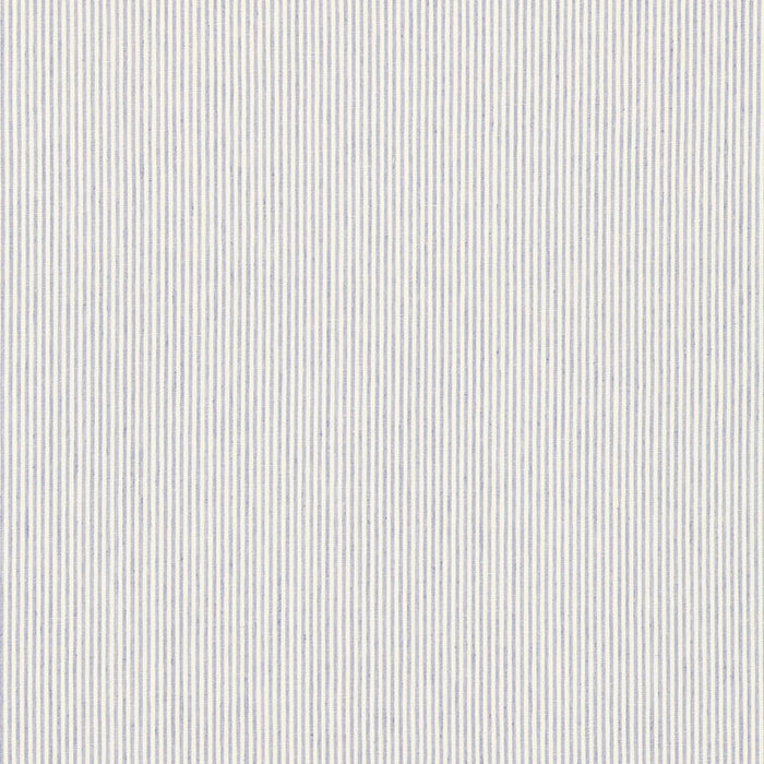 Schumacher Wesley Ticking Stripe Delft Fabric Sample 65983