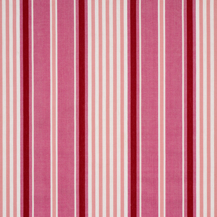 Schumacher Minzer Cotton Stripe Pink Fabric 66016