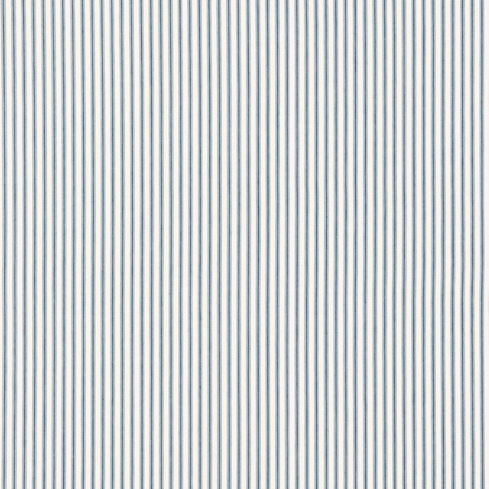 Schumacher Wellfleet Ticking Stripe Ocean Fabric Sample 66021