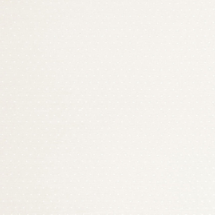 Schumacher Pin Dot Sheer Ivory Fabric Sample 66270