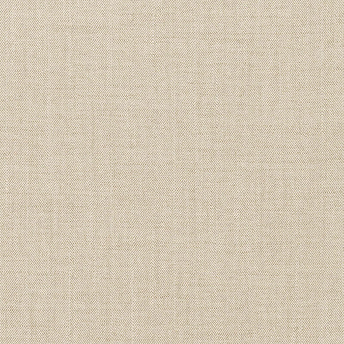 Schumacher Watou Herringbone Greige Fabric 66440