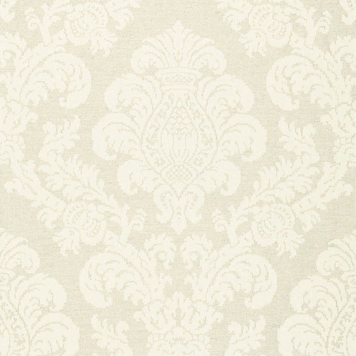 Schumacher Firenze Linen Damask Oat Fabric 66630