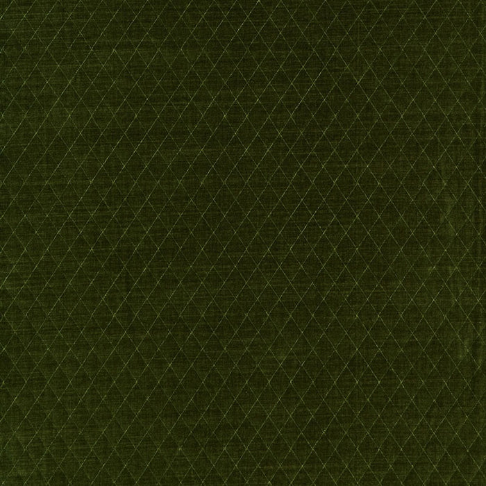 Schumacher Paley Quilted Velvet Loden Fabric Sample 66923
