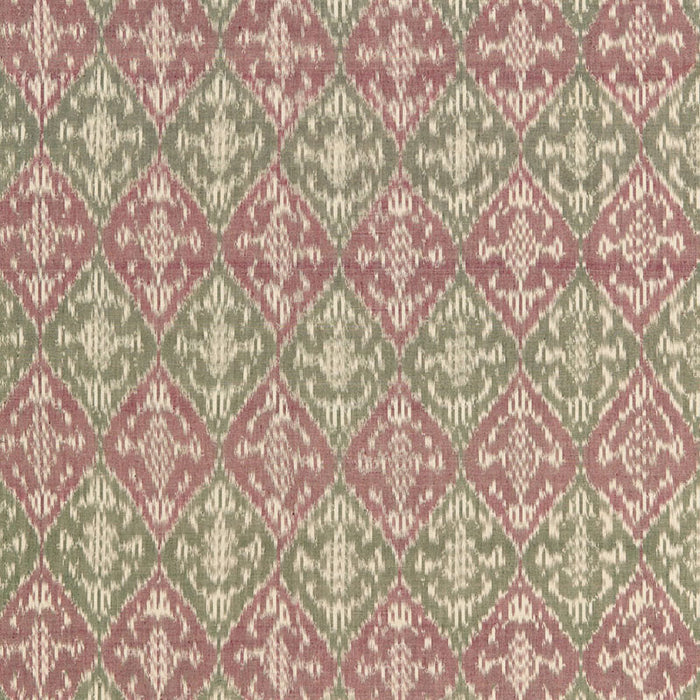Schumacher Varanasi Cotton Ikat Mulberry Fabric 66950
