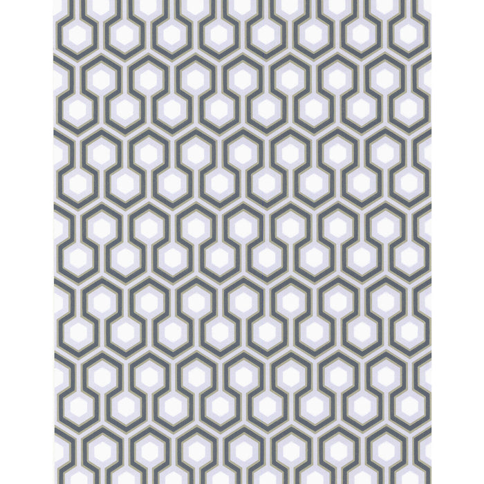Cole & Son Hicks Hexagon Sage/Gr Wallpaper Sample 66/8055.CS.0