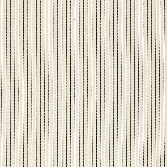 Schumacher Rain Shadow Stripe Indigo Fabric Sample 67502
