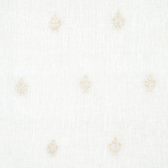 Schumacher Maria Embroidery Ivory Fabric 67790