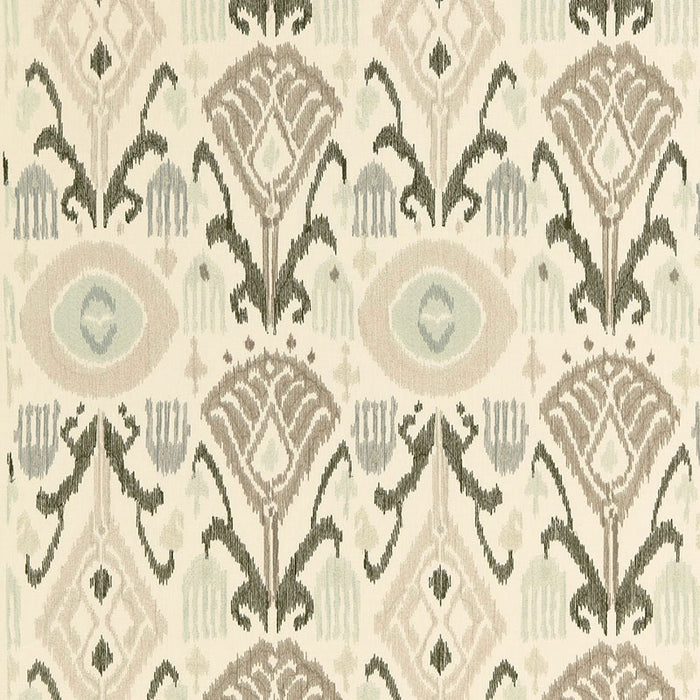Schumacher Turkestan Embroidery Moonstone Fabric 67870