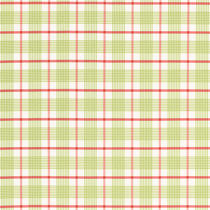 Schumacher St. Lucia Plaid Lime Fabric 68020
