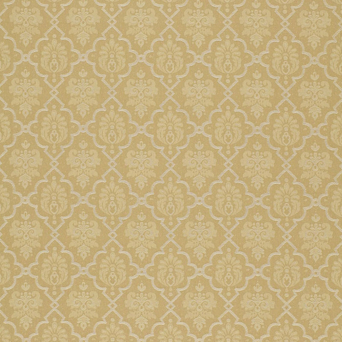Schumacher Hedgerow Trellis Indoor/Outdoor Camel Fabric 68813