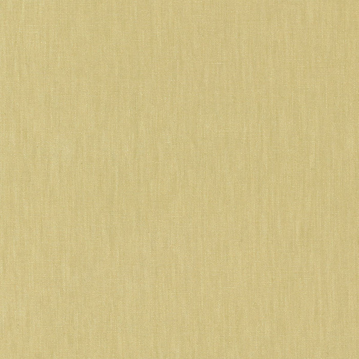 Schumacher Lange Glazed Linen Citron Fabric Sample 69356
